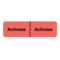 Nevs IV Drug Line Label - Activase/Activase 7/8" x 3" Flr Red w/Black N-17495 - alternate 1